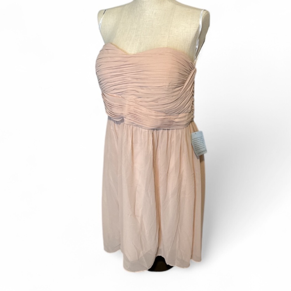 Donna Morgan Collection Elegant Chantilly Pink Sleeveless Dress New Size 18W